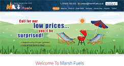 Desktop Screenshot of marshfuels.co.uk