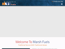 Tablet Screenshot of marshfuels.co.uk